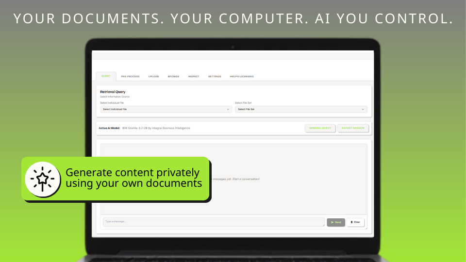Archivist — main application interface