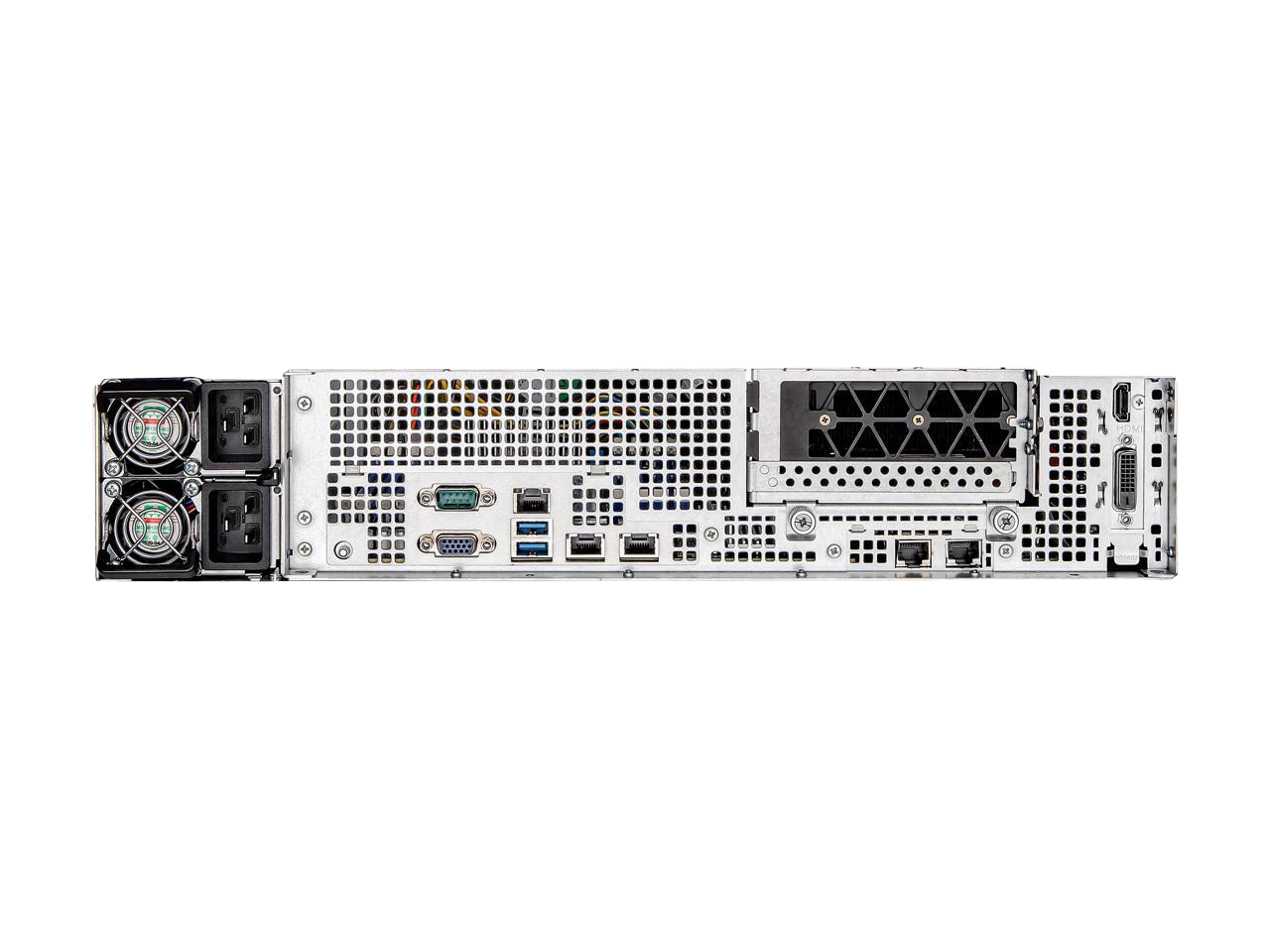 ASRock rackmount inference server — detail view