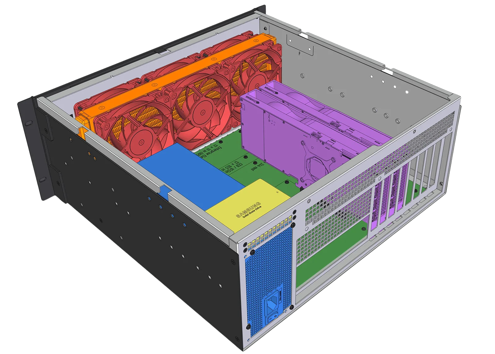 High-density multi-GPU configuration