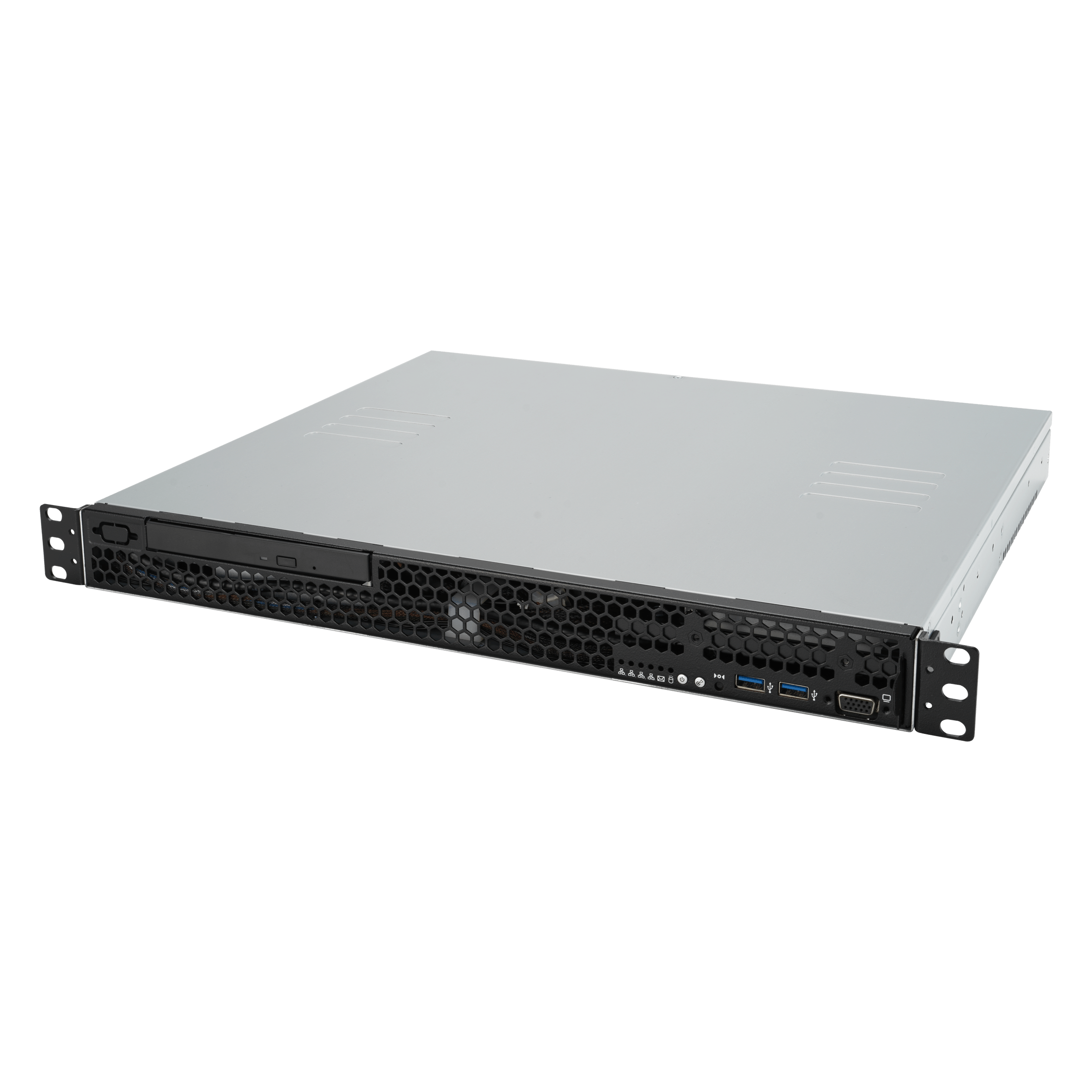 Interchange Server Edition 1U rackmount — 3/4 front view